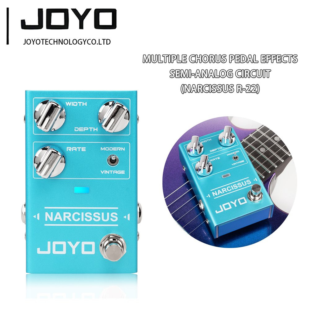 JOYO Multiple Chorus Pedal From Surreal Deep Tone to Fierce and Distortion