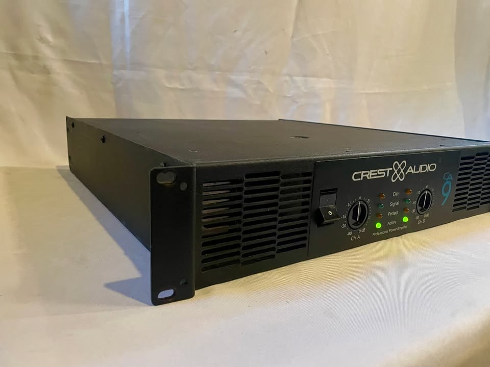 Crest Audio CA9 2-Channel Power Amplifier- Excellent Shape- Tested With Video