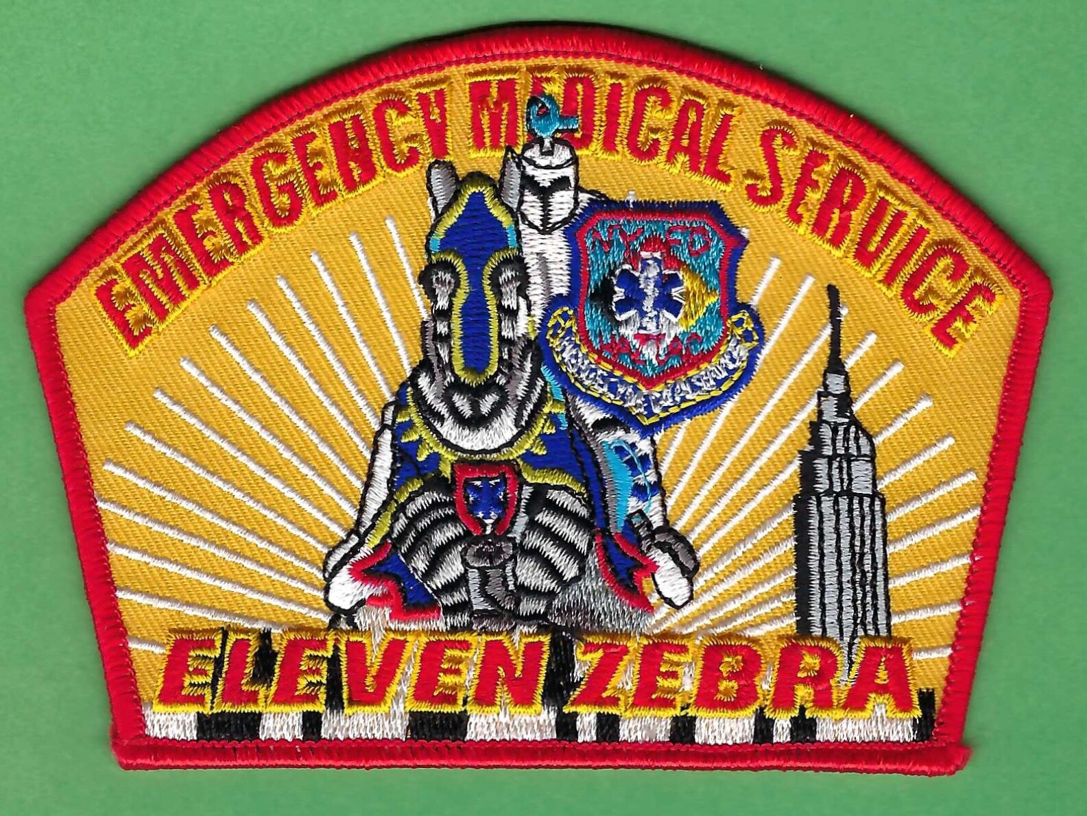 FIRE DEPARTMENT NEW YORK EMS STATION 11 ZEBRA MANHATTAN PATCH