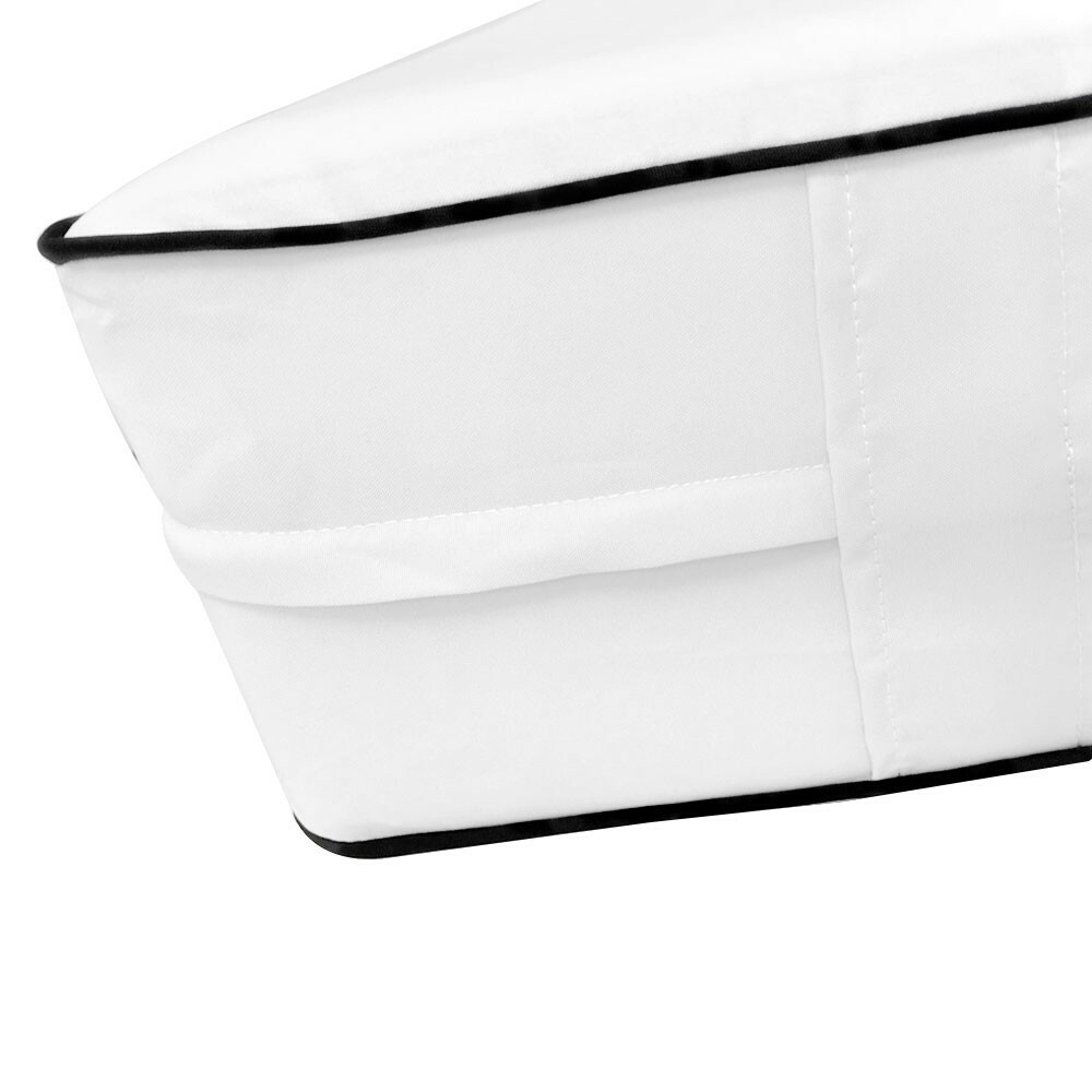 Style3 6PC Contrast Pipe Daybed Mattress Cushion Complete Set Twin Size AD106
