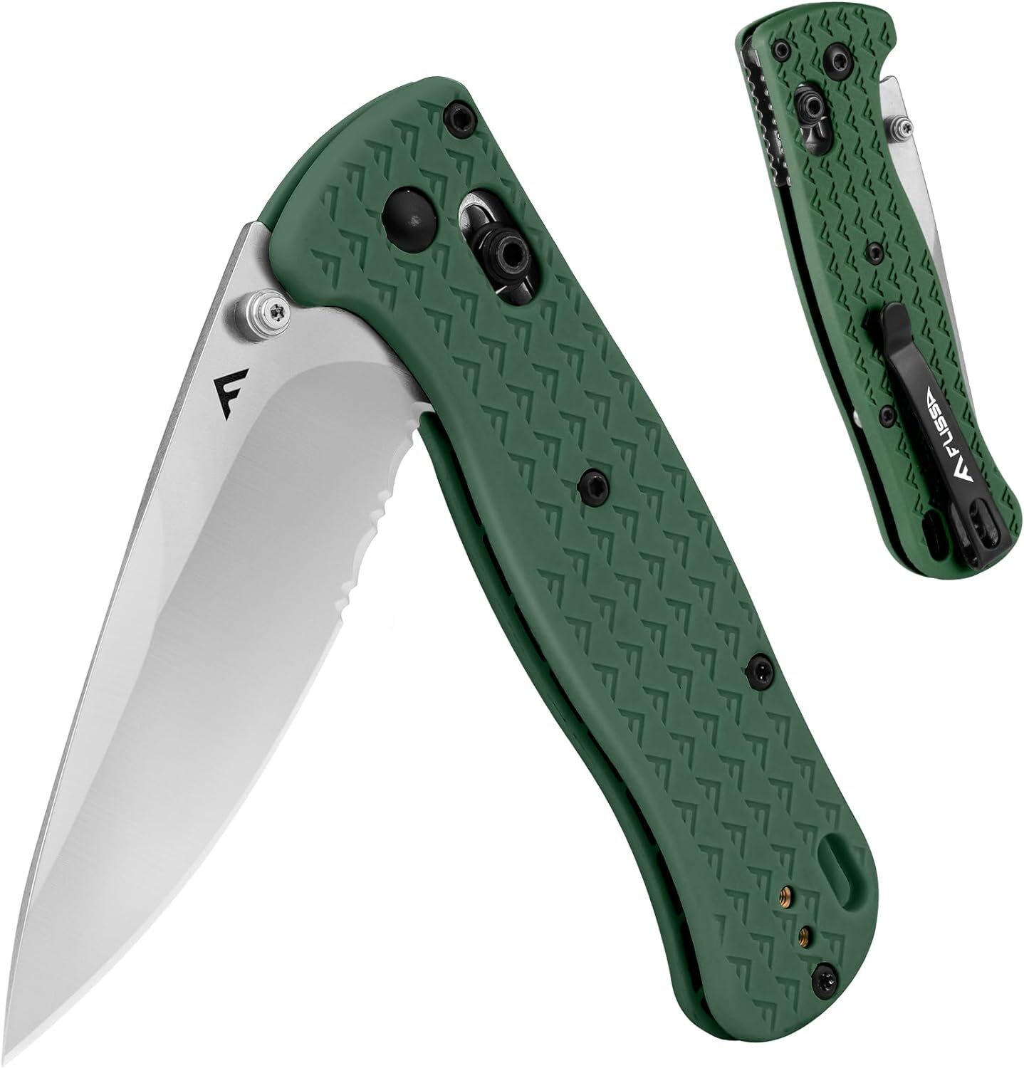 FLISSA 4.5" Folding Pocket Knife Multi-color Lightweight with Axis Lock