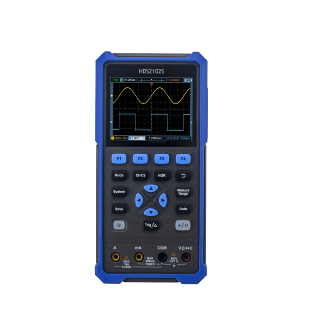 Handheld Digital Oscilloscope For Owon HDS200 series 2 Channels 40/70MHz
