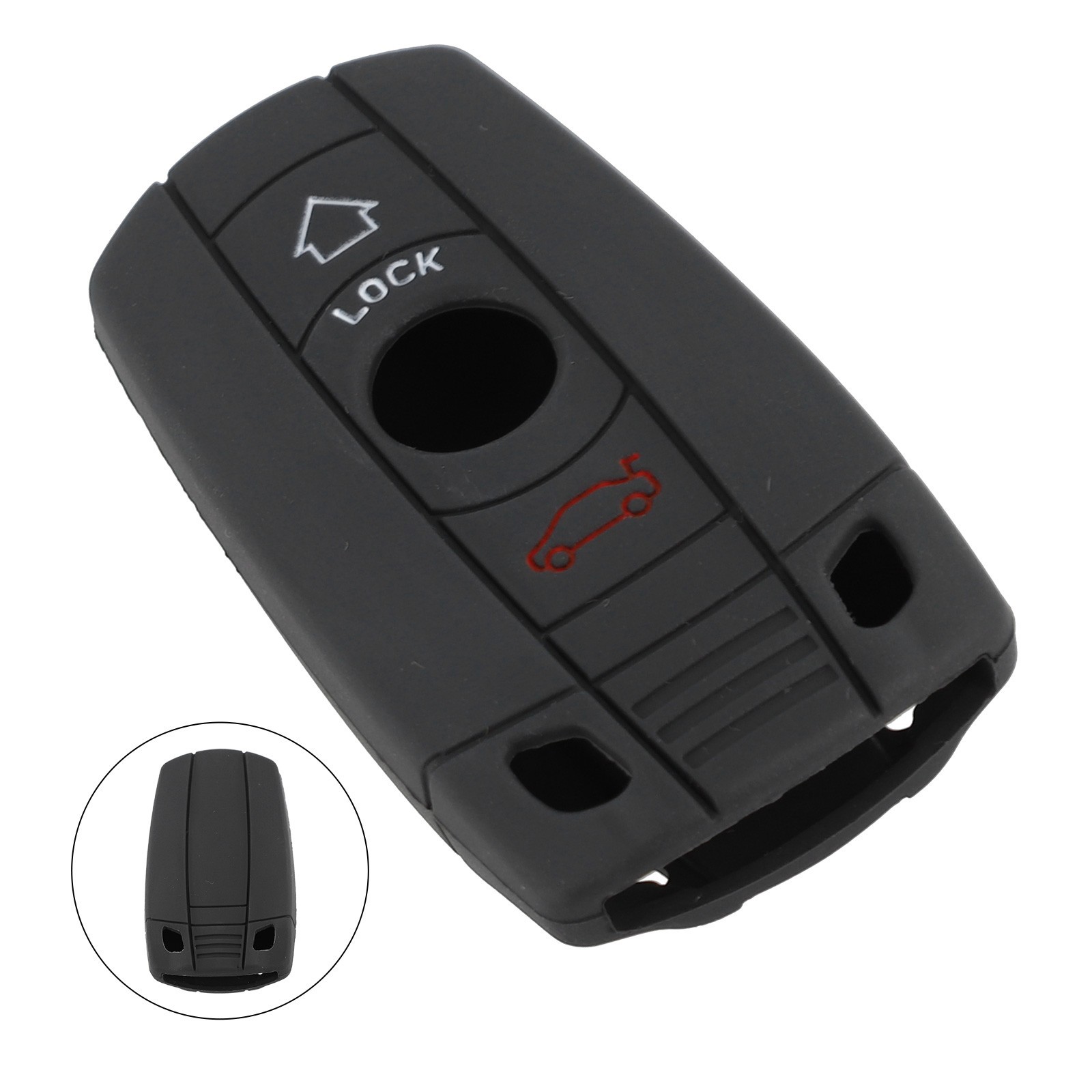 High Strength Silica Gel Key Case Cover for X1 X6 for 1 3 5 7 Black