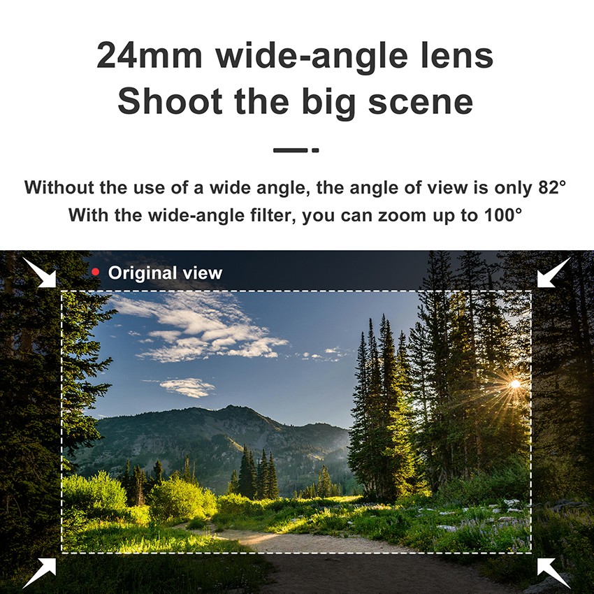 Wide Angle Lens Replacement for DJI FLIP Drone Camera Accessories