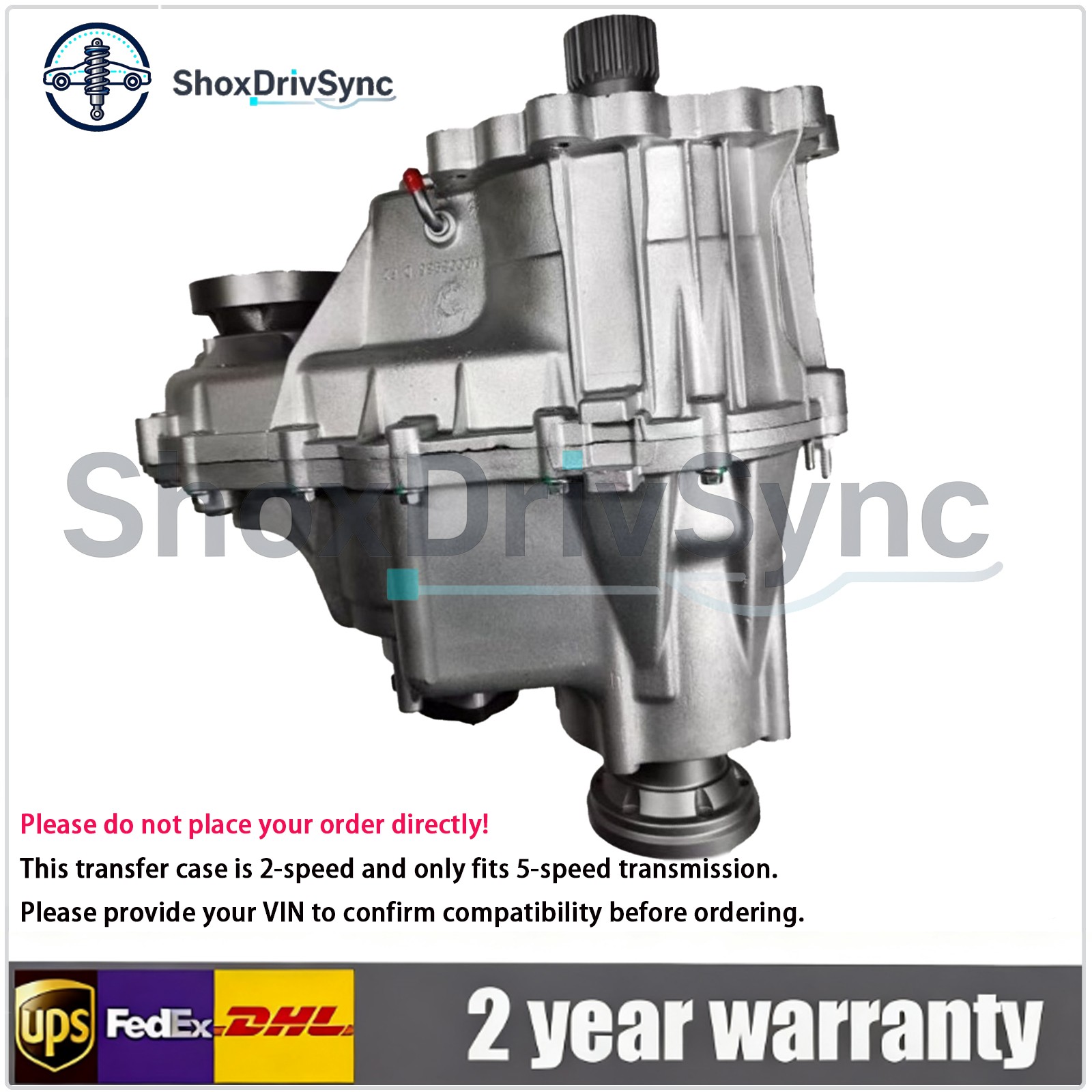 Transfer Case Assembly for 2011-2024 Jeep Grand Cherokee and Dodge Durango