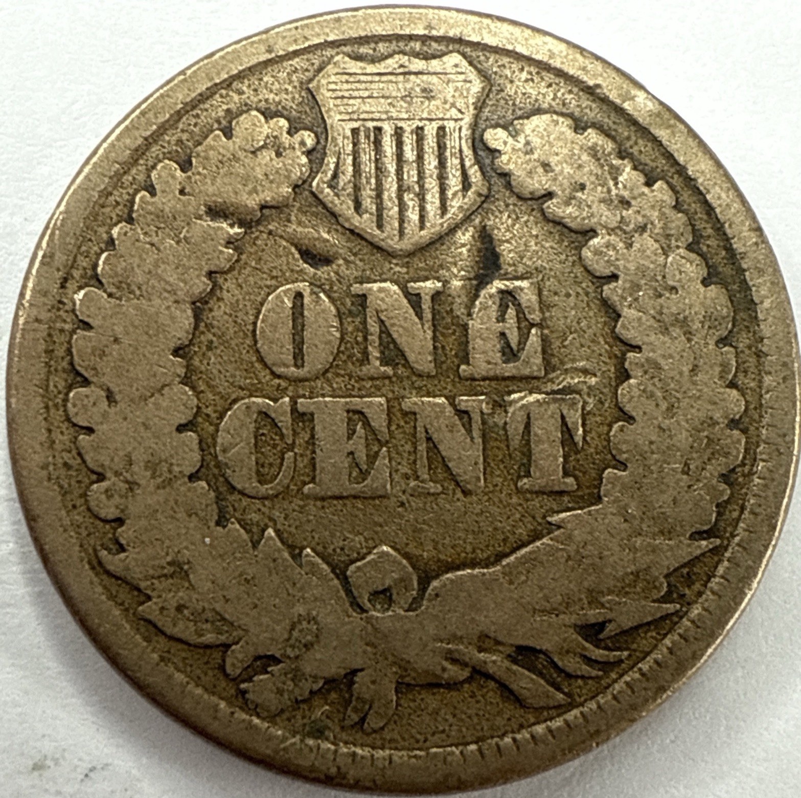 1860 Indian Head Cent Exact Coin Imaged #IND2034