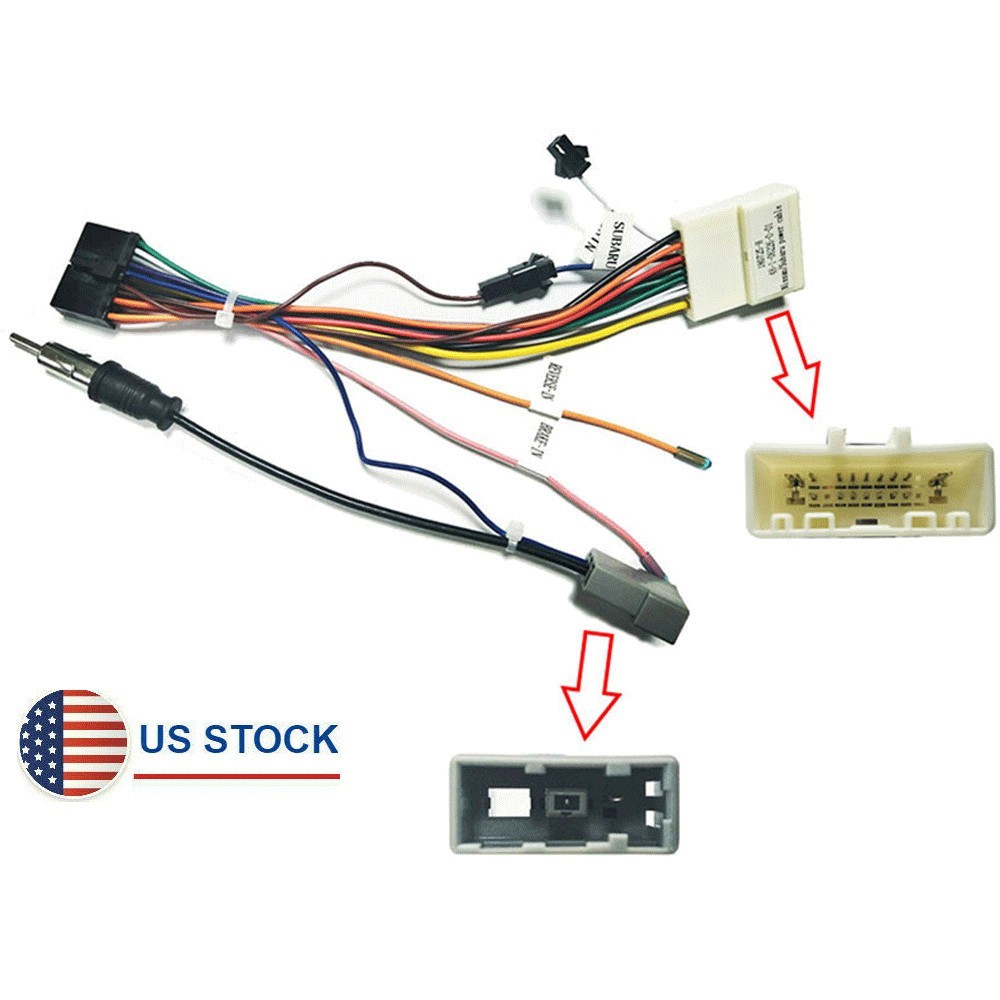 For Nissan Android Stereo Power Cable Connector 20-Pin Wiring Harness Adapter US
