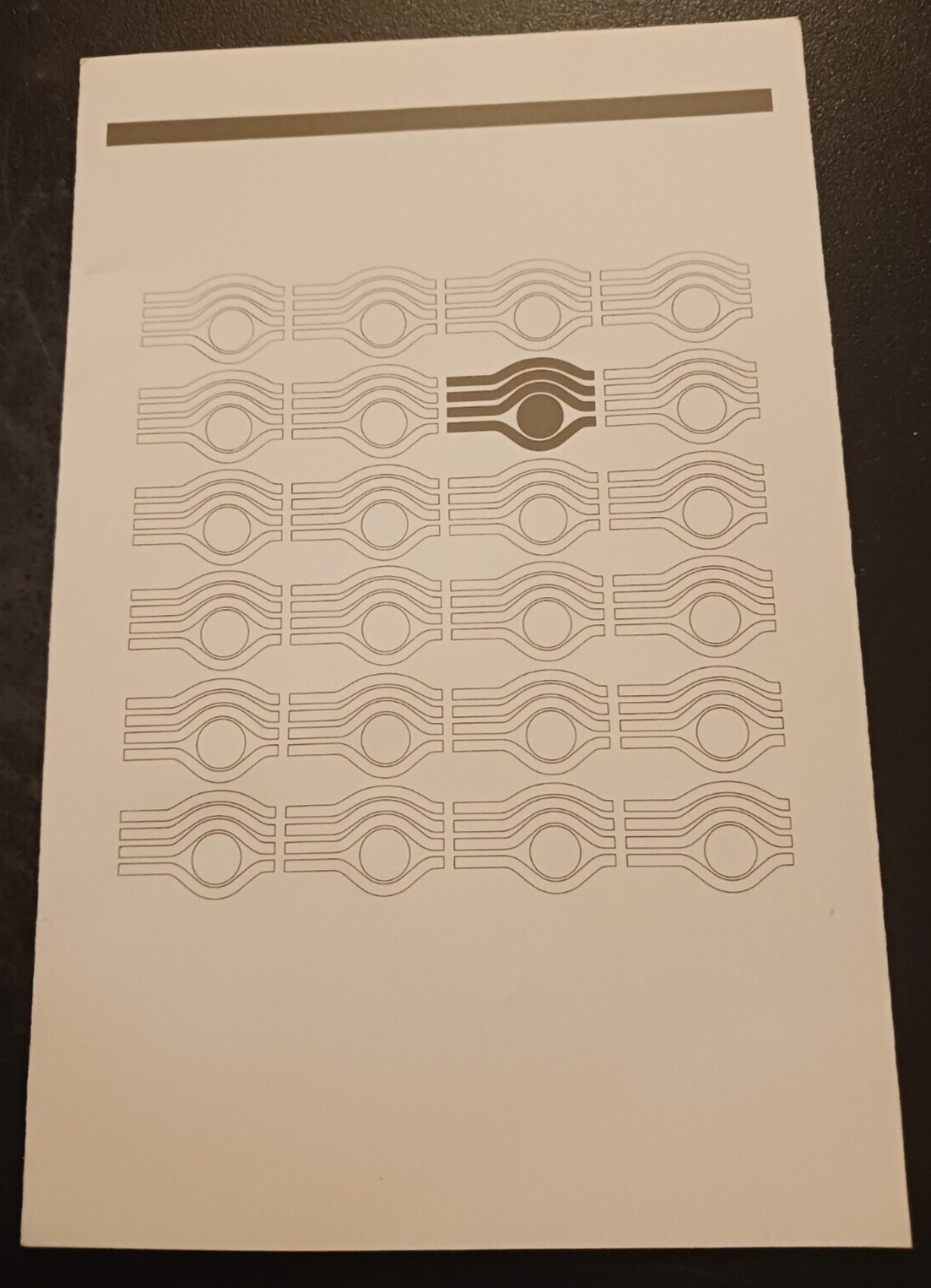 Educated Eye art gallery reception invitation 1985 SUNY