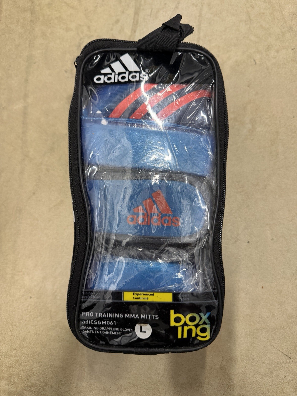 Adidas Pro Training MMA Gloves  L Blue Boxing Training UFC