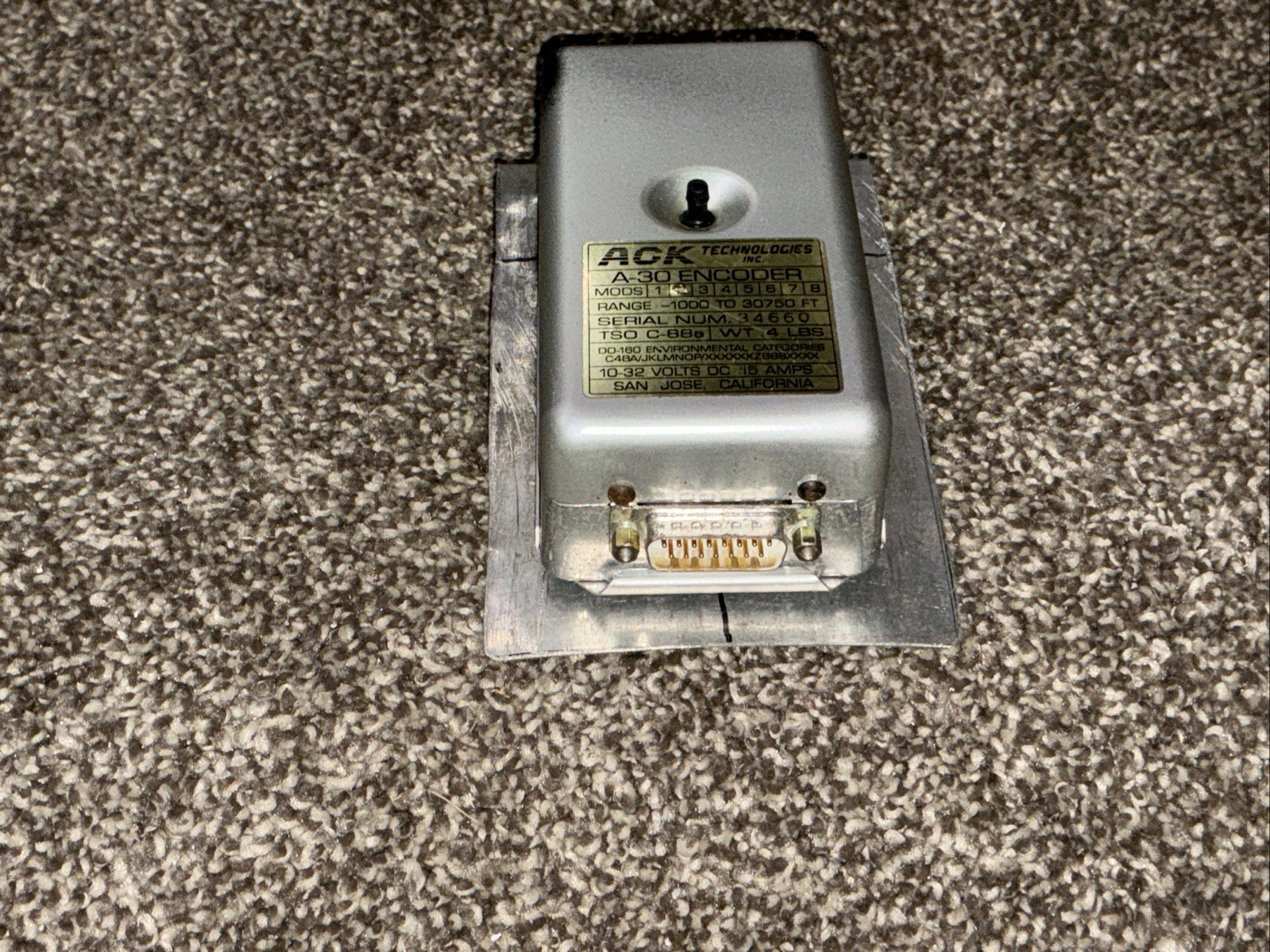 ACK Technologies A-30 Encoder (As Removed For Upgrade)