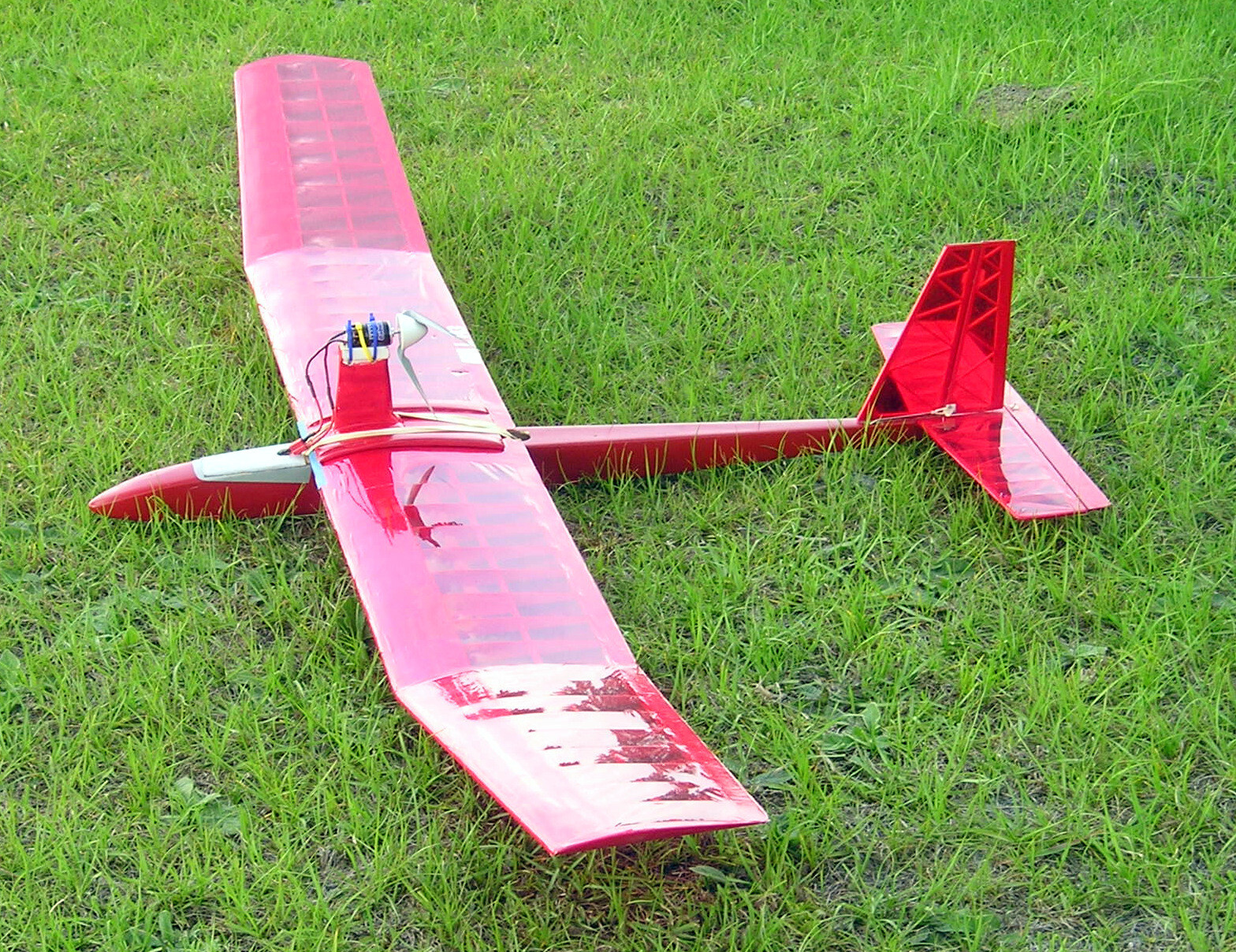 RCM WINDFREE PLAN + BUILDING ARTICLE for a 99" Wing Span RC Model Sailplane