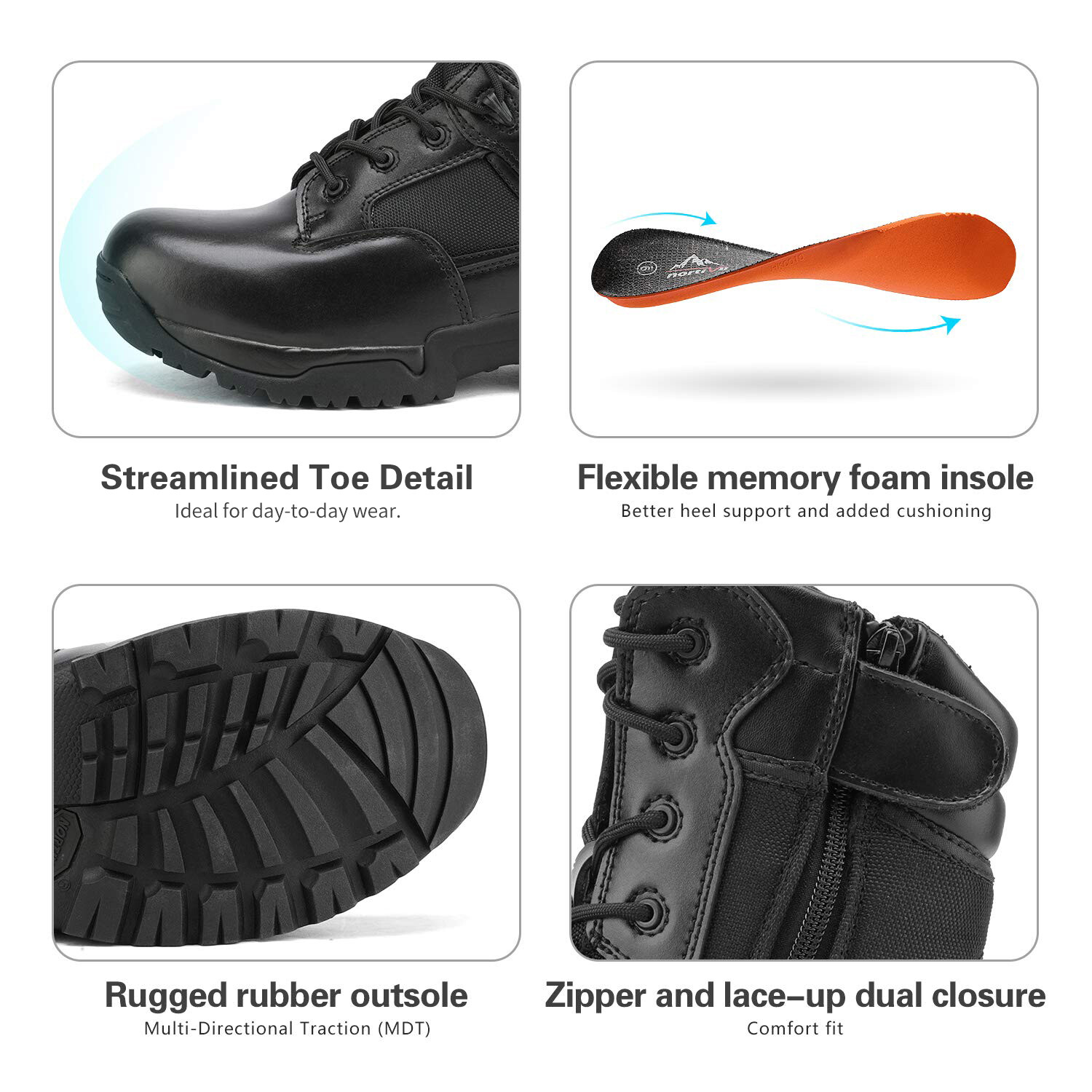 Men Military Tactical Hiking Boots Outdoor Motorcycle Combat Boots