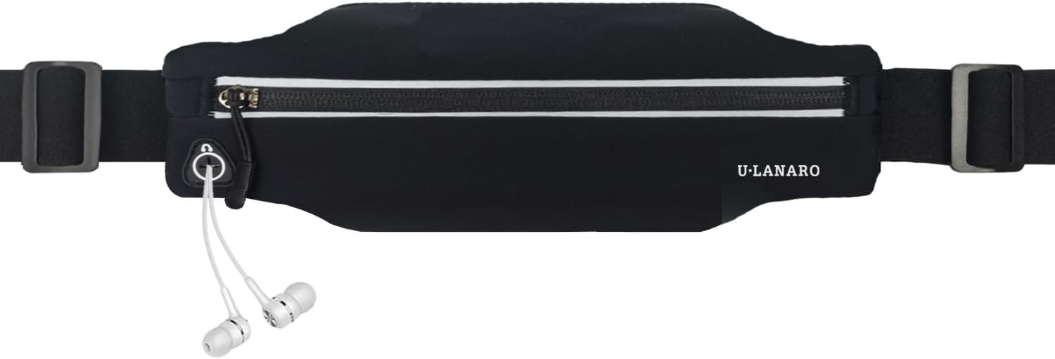 Cinturon de Correr Delgado para Hombre y Mujer Rinonera Deportiva para Celular