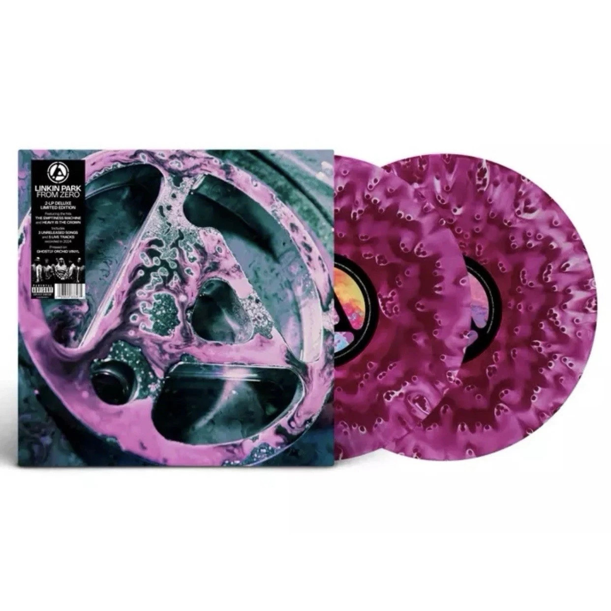 Linkin Park - FROM ZERO - Deluxe Edition Double GHOSTLY ORCHID Vinyl 2LP
