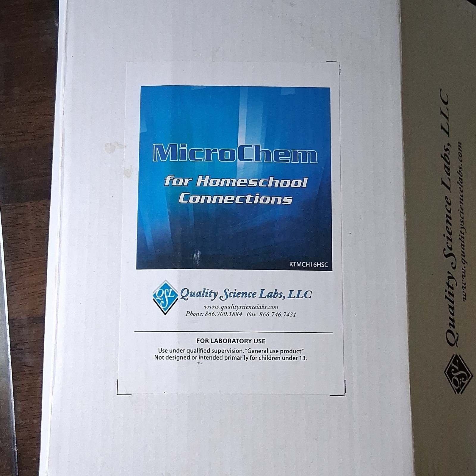 Quality Science Labs MicroChem Homeschool Chemistry Kit KTMCH16HSC