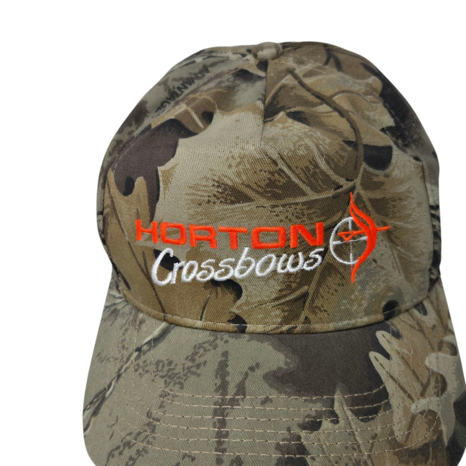 Horton Crossbow Camo Hat One Shot One Choice Made In The USA Adjustable VTG