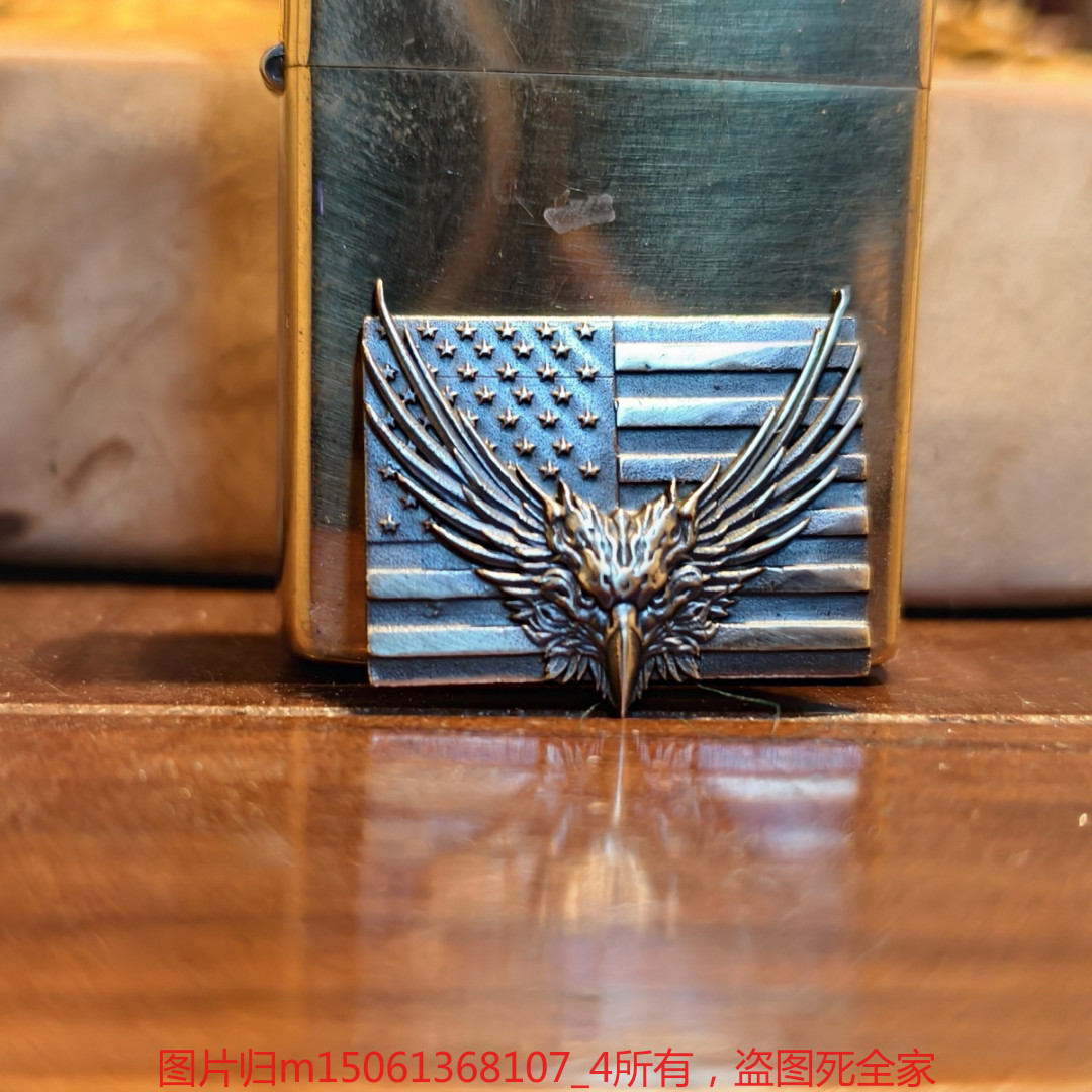 Brass Eagle Decal Kerosene Lighter Decal Lighter not included