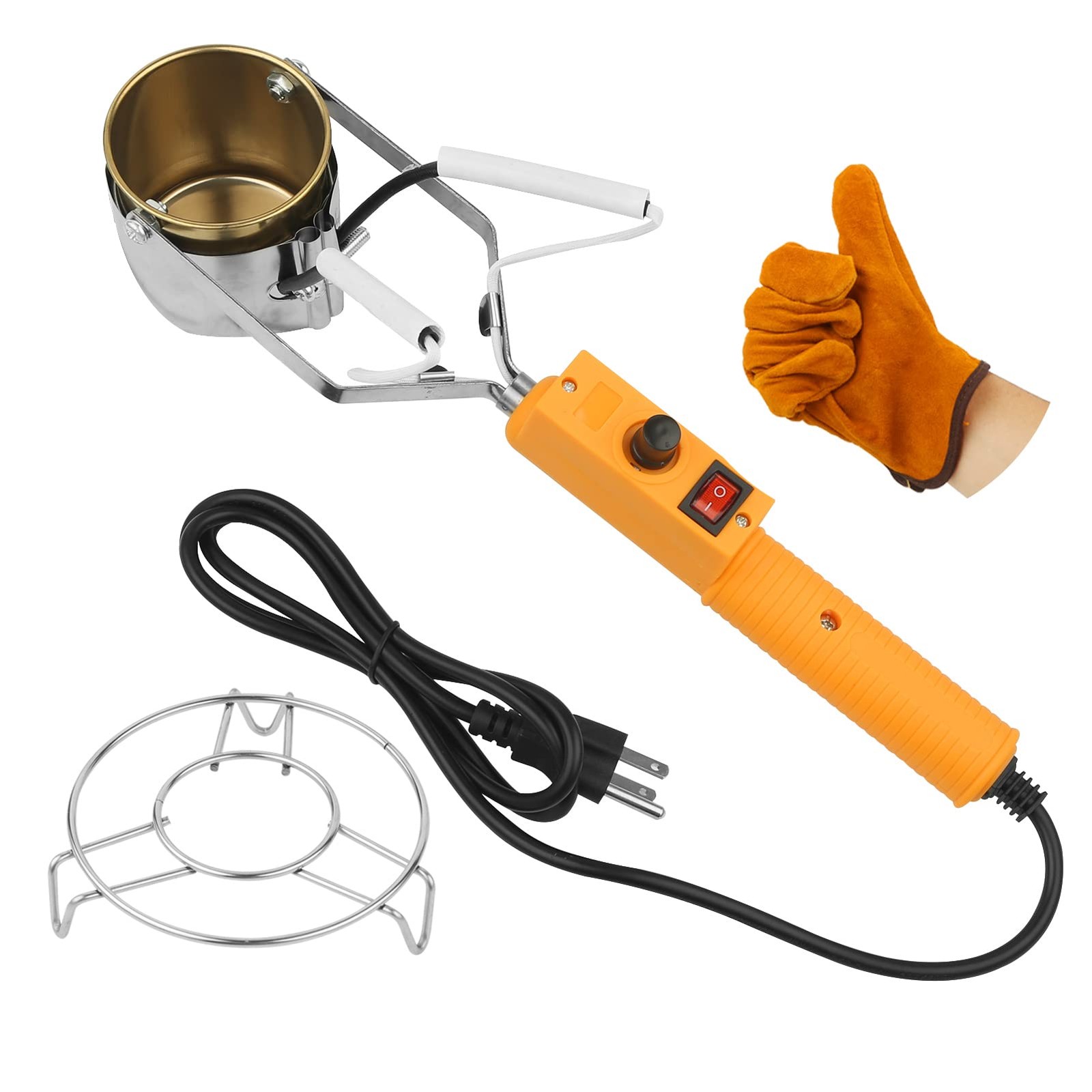 Lead Melting Pot for Fishing & Bullets Molds Kit. Electric Melting Pot for Le...