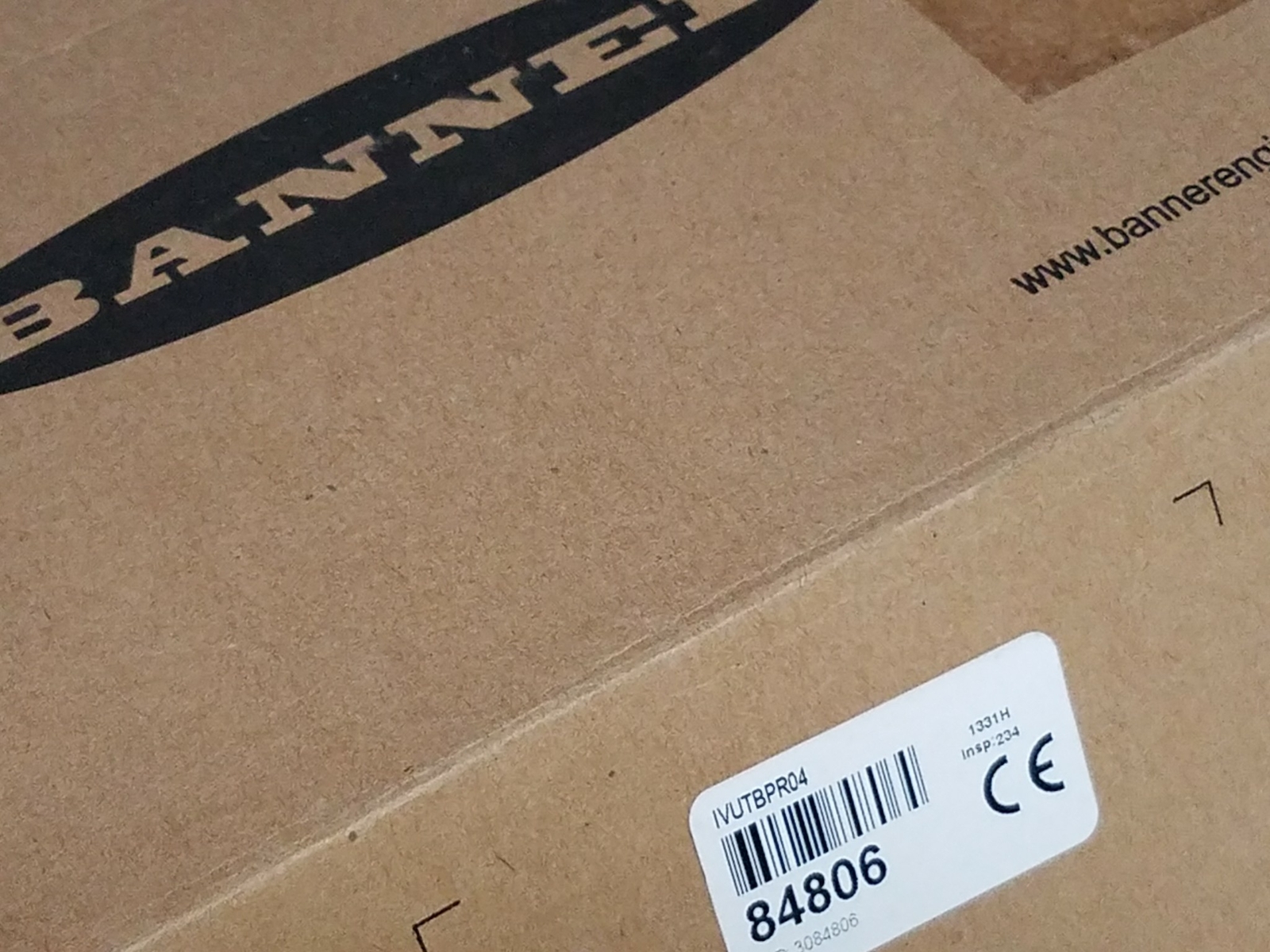 Banner IVUTBPR04 iVu Barcode Reader BCR Sensor