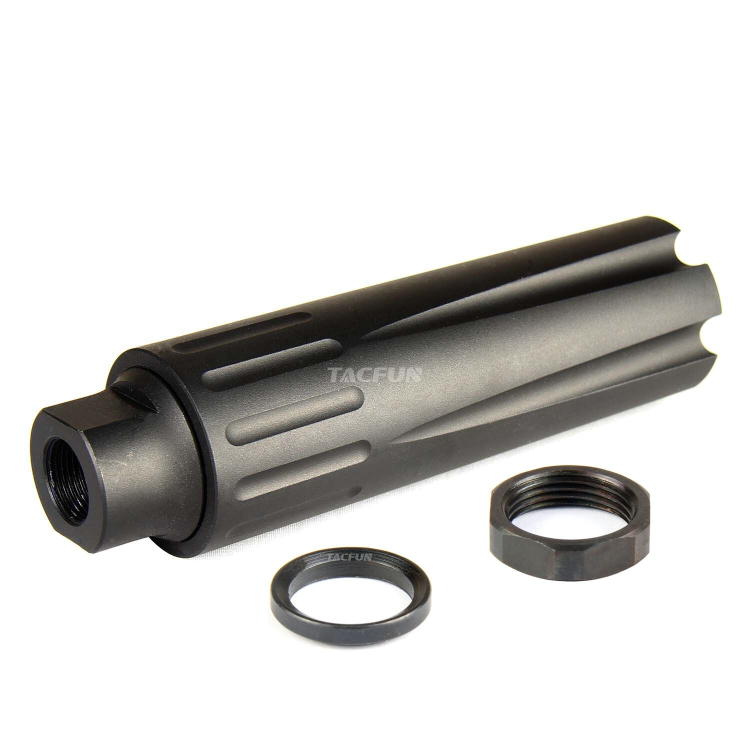 4.5" Extra Long Linear Compensator Muzzle Brake 1/2x28 TPI for 9MM