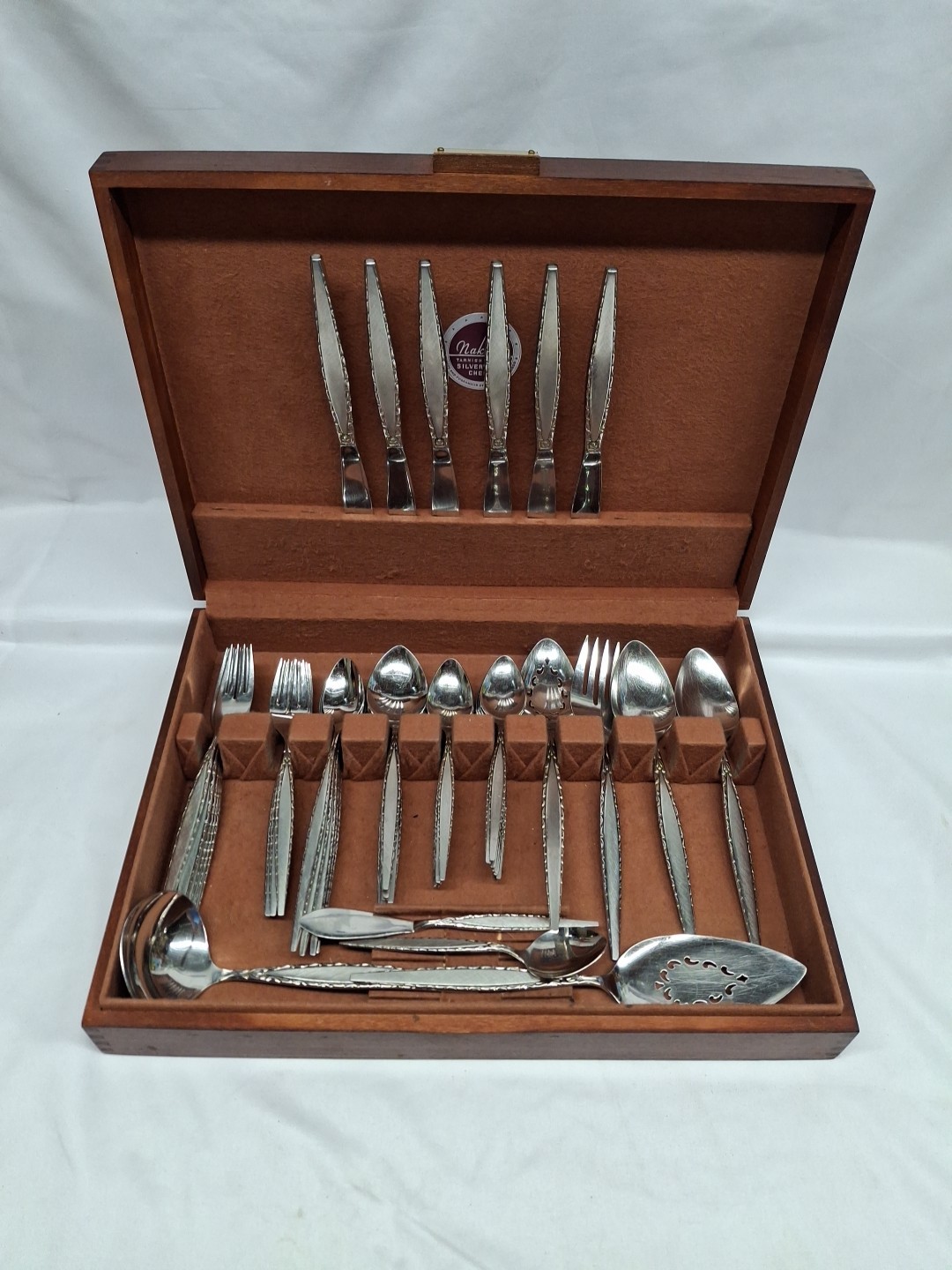 Vintage Oneida Community Stainless VENETIA Silverware 54 pieces MCM Flatware