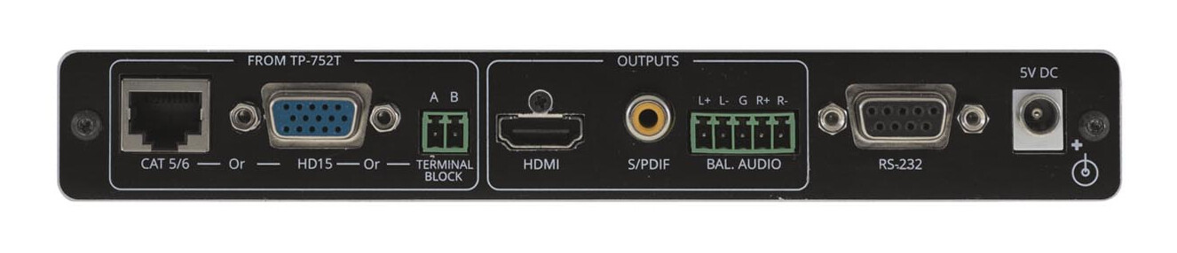 Kramer TP-752R 2-Wire Extra Range HD Receiver