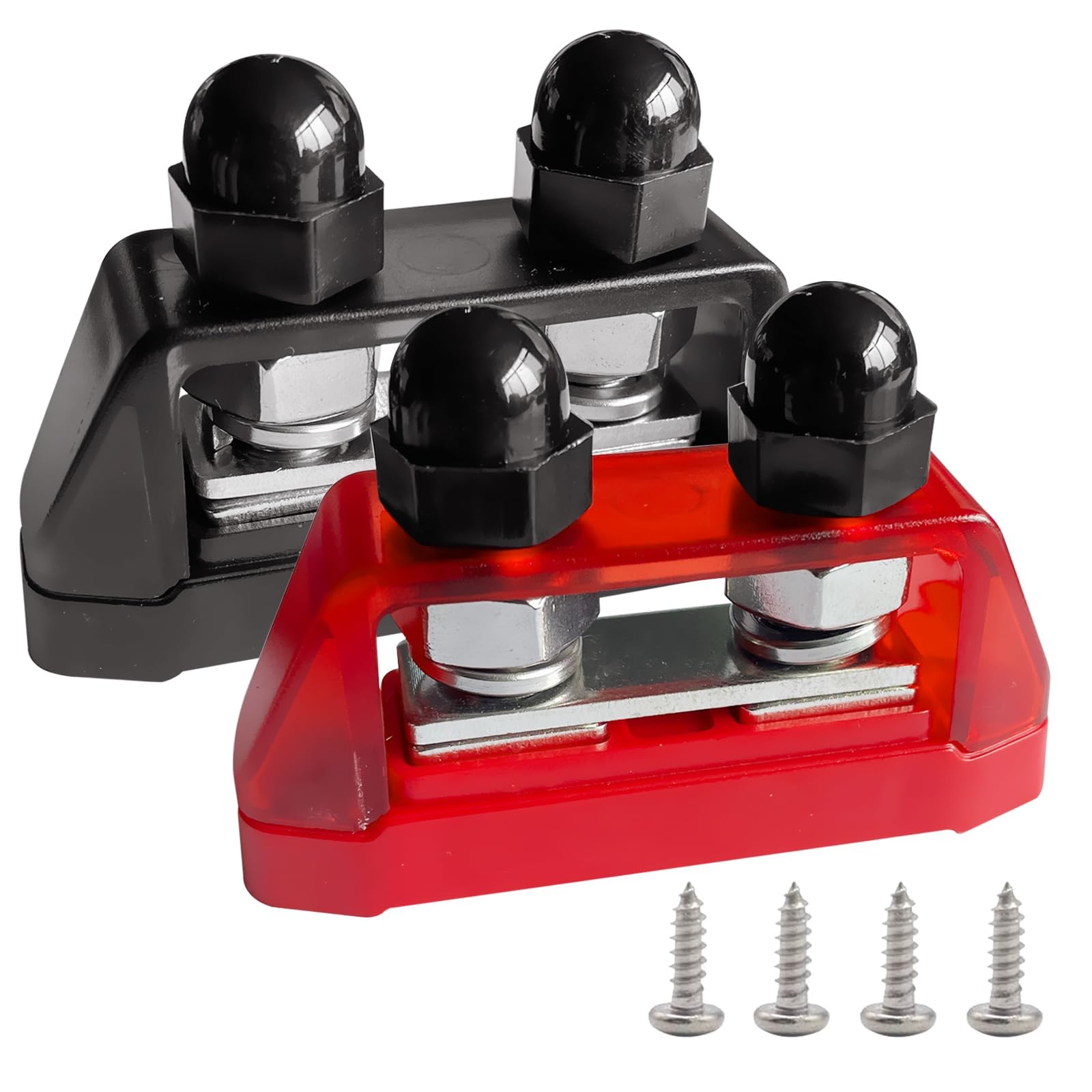 3/8 Heavy Duty Dual Studs Battery Junction Post Terminal Kit Ampper 2 Studs M10