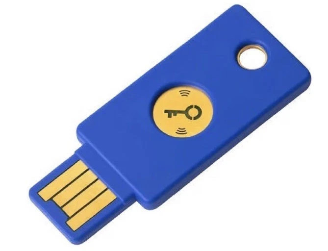 Yubico FIDO Security Key NFC and USB - Two Factor Authentication - Yubikey