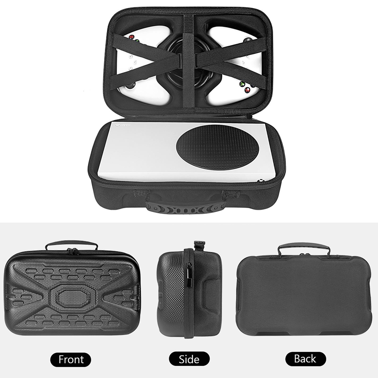 Black Carrying Case for Xbox Series S Game Console Travel Controller Storage Bag