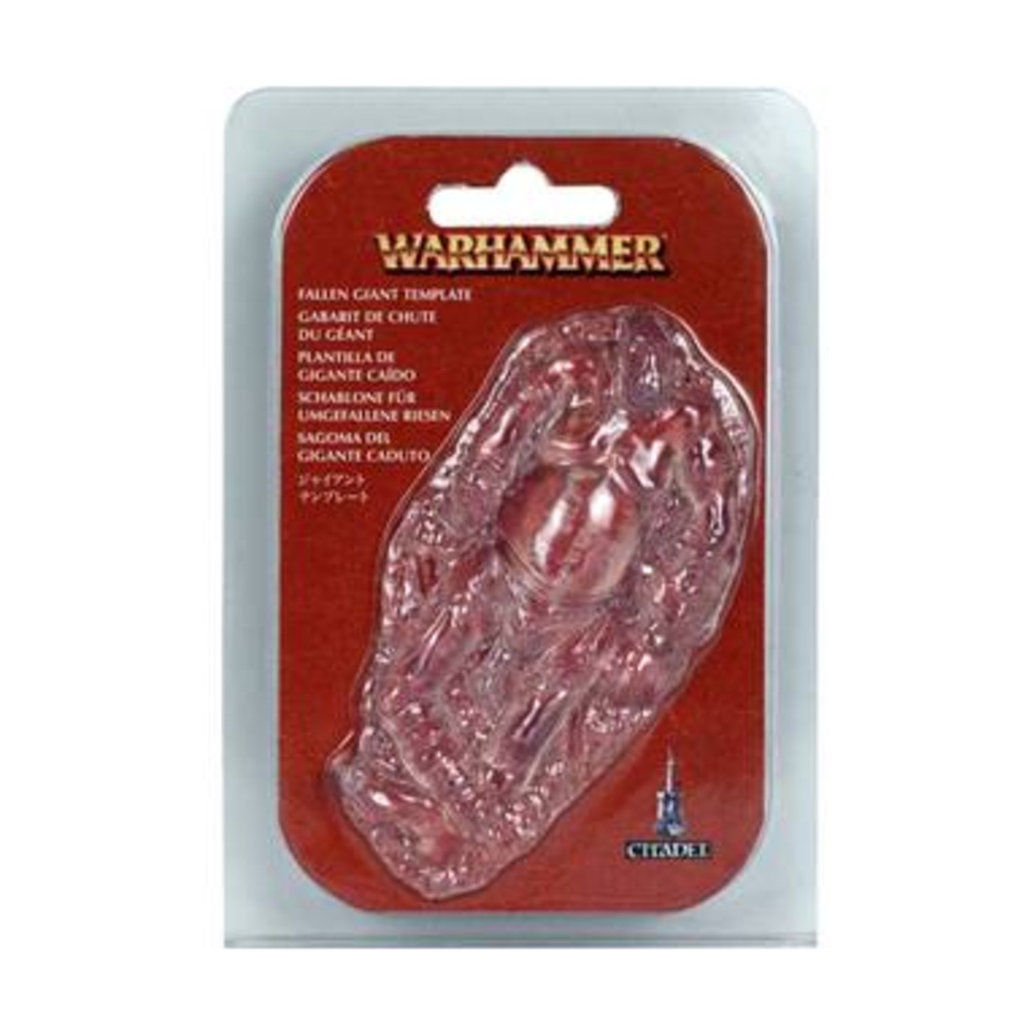 GW Warhammer Fantasy Fallen Giant Template Pack New