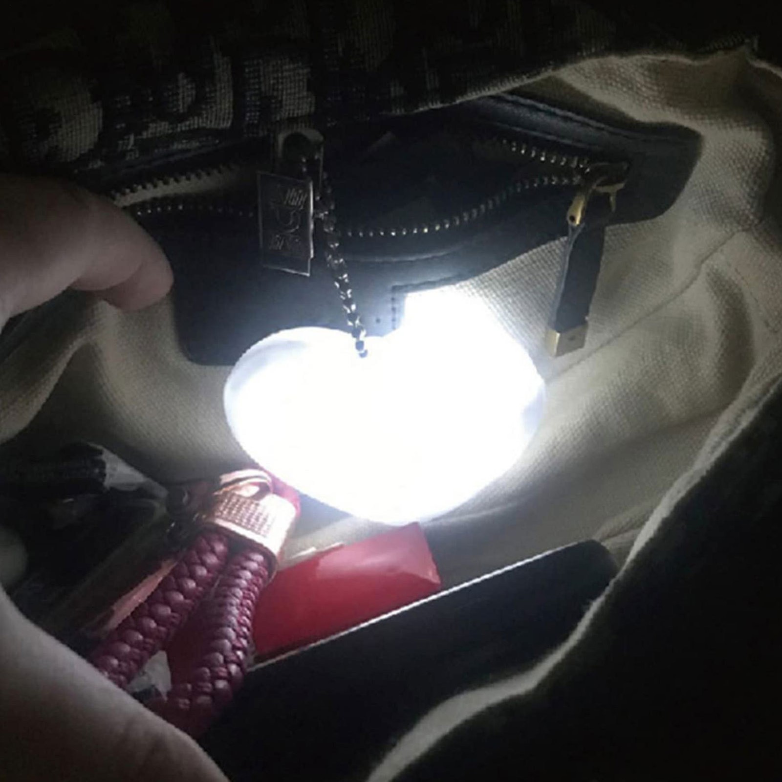 Light For Purse Creative Shape Sensor Touch Activated Light W/Clip Battery Power