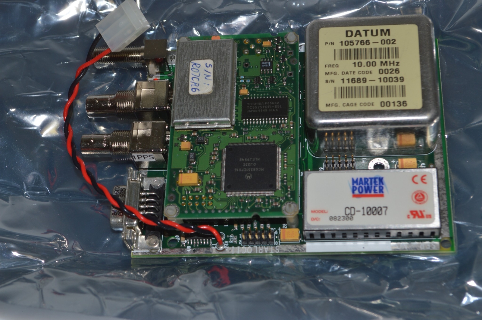 *TC* DATUM STARLOCII GPS DISCIPLINED FREQUENCY STANDARD 105766-002 (IHL15)