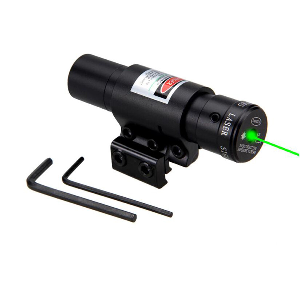 2PCS Green Light Manual Self-Locking Infrared Laser Sight Mini Green Dot Sight