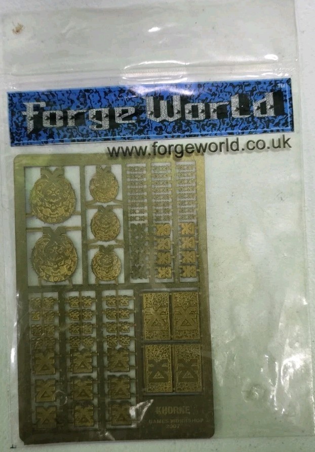 Games Workshop Warhammer 40k Khorne 2007 Brass Etchings Forgeworld OOP GW