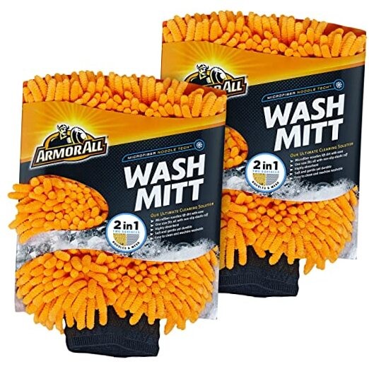 Microfiber Car Wash Mitt, Car Wash Glove for Clean Cars, Trucks, Motorcycles,