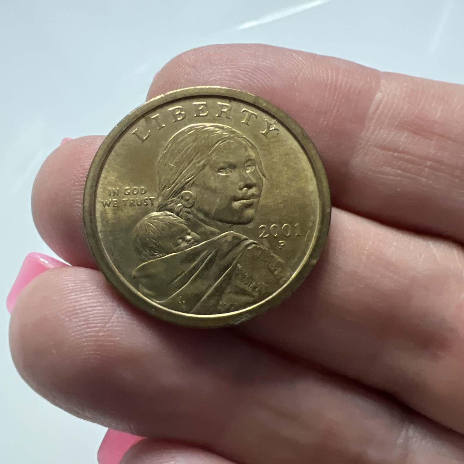 Sacagawea del año 2001 Coin