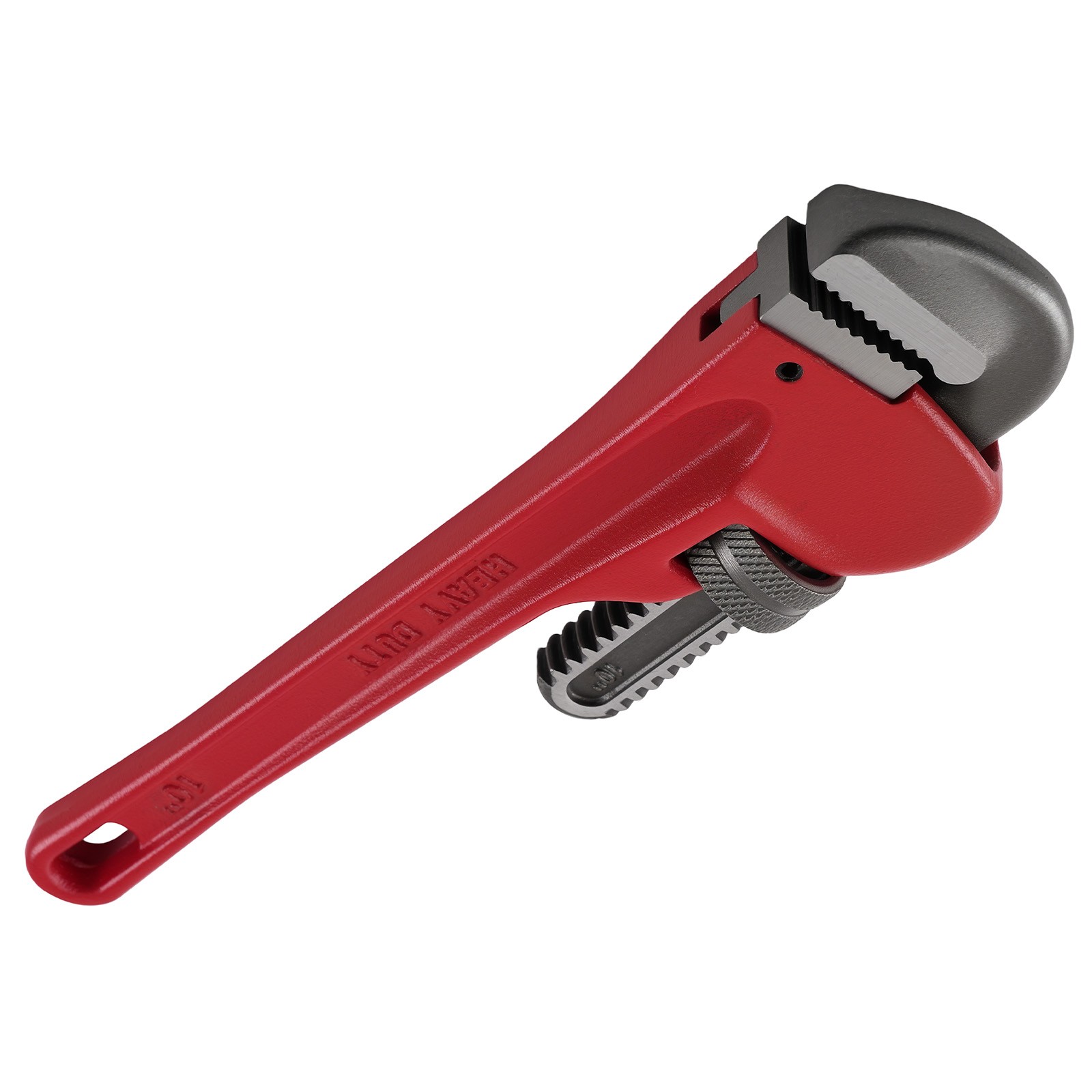 10 in Adjustable Pipe Wrench CRV Steel Heavy Duty 250mm Jaw Plumbing Tool