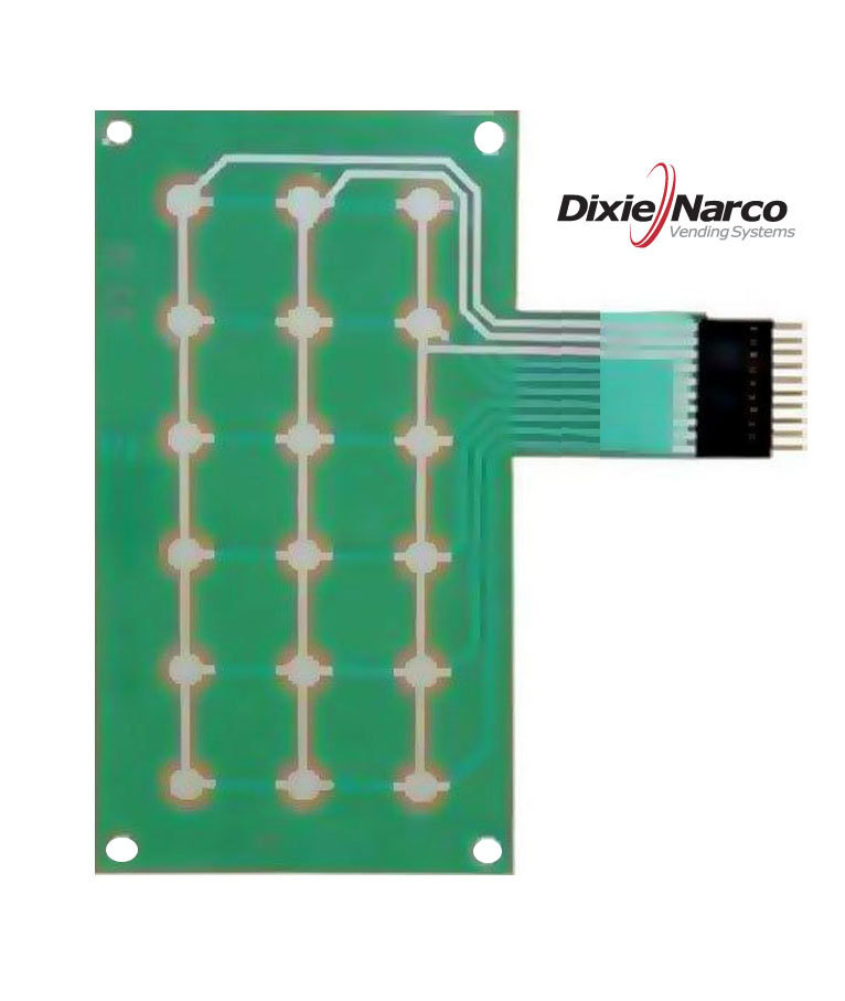 DIXIE NARCO SELECTION KEY PAD BEV MAX 2145, 3561 & 5591 , DN5000