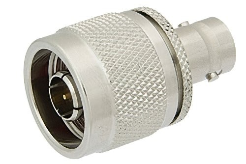 N MALE connector to BNC FEMALE antenna adapter (x2)