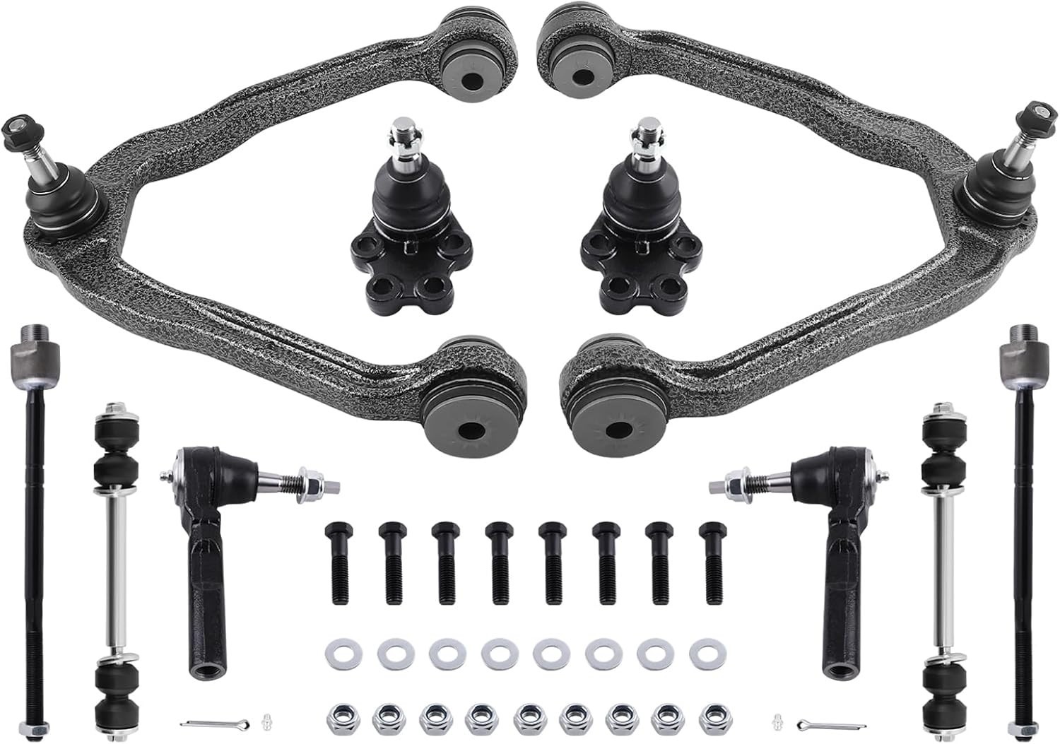 10Pc Front Upper Control Arm Kit for Chevy Silverado 1500 GMC Sierra 1999-06 RWD