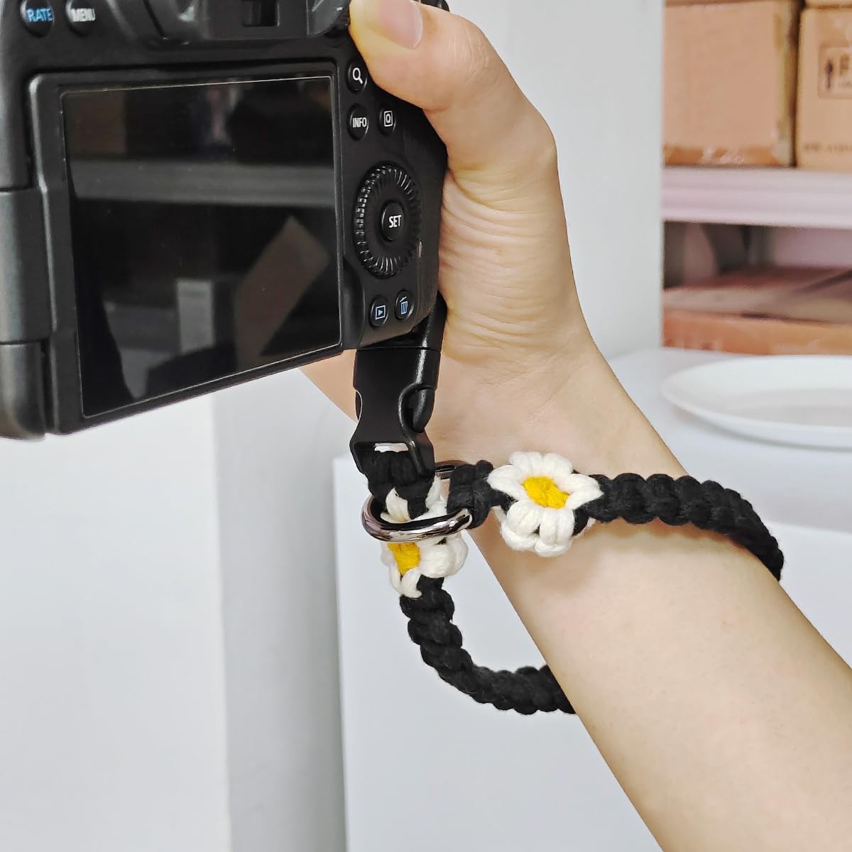 Camera Wrist Strap, Secure & Adjustable DSLR Camera Hand Strap, Sling, Lanyar...