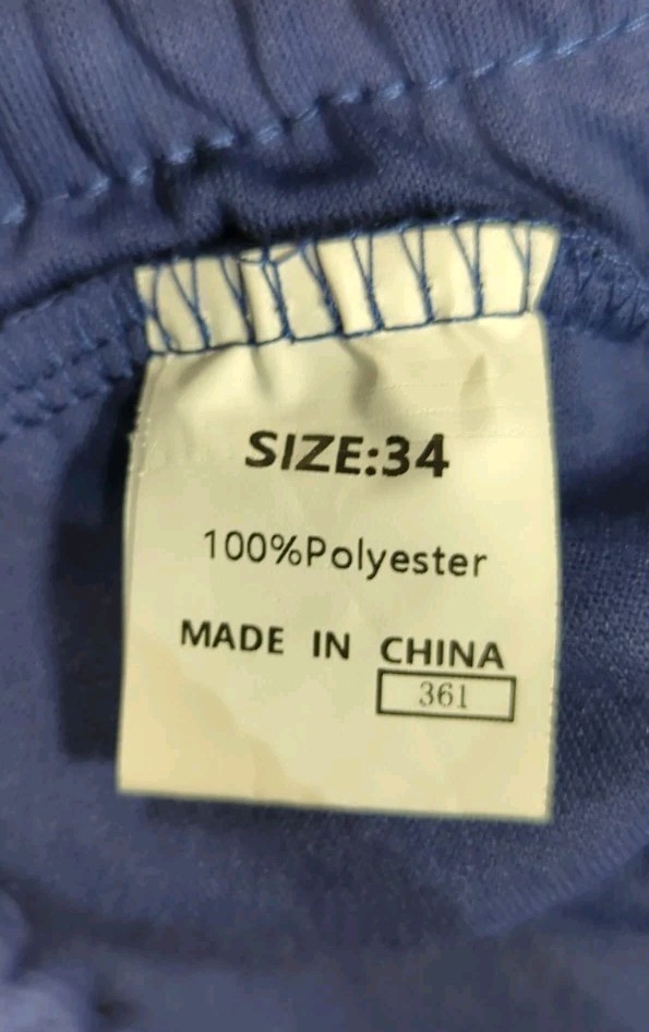 NWT Jmierr Size 34 Blue Drawstring Sweatpants *NEW*