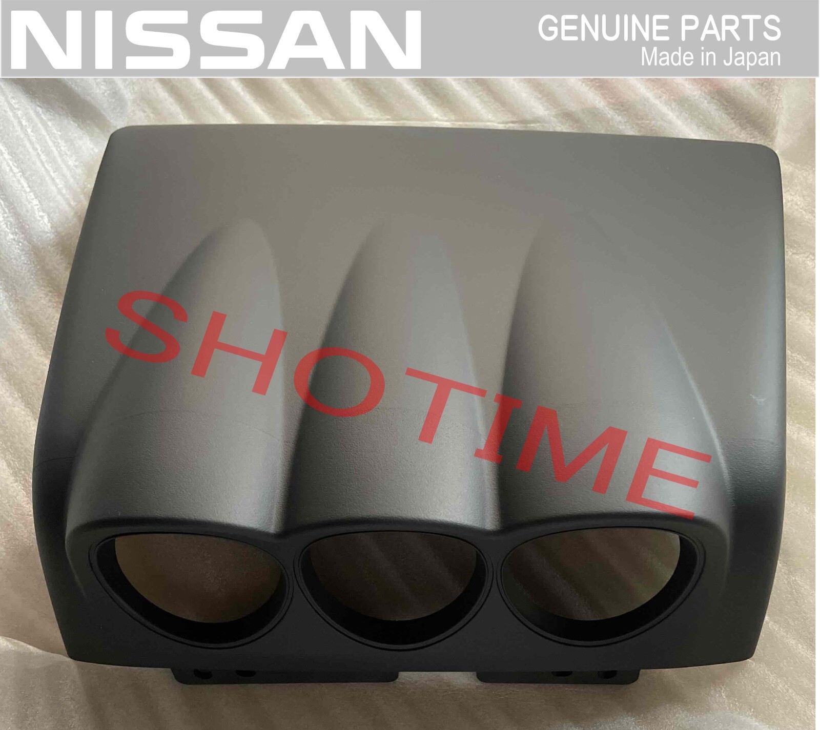 NISSAN RHD 98-02 SKYLINER R34 BNR34 Triple 3 Meter Cluster Gauge Hood Cover OEM