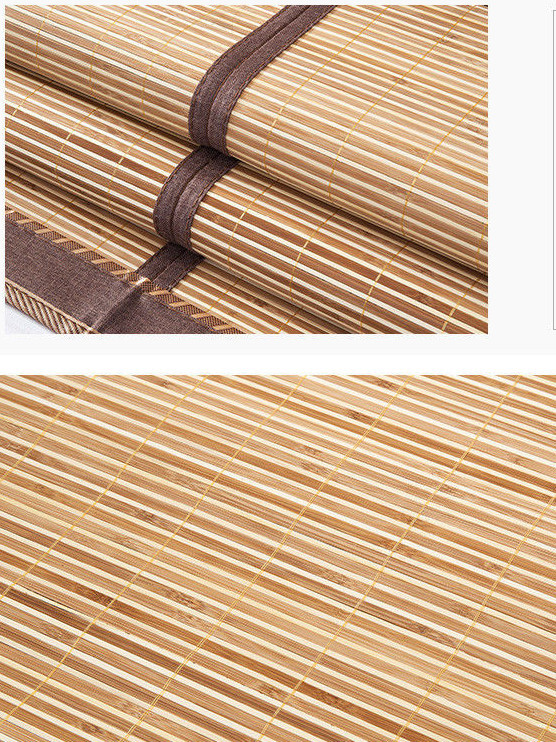 Bamboo sleeping Mat plus 2 Pillow Case both size sheet rug floor cool双面折叠竹凉席加两枕套