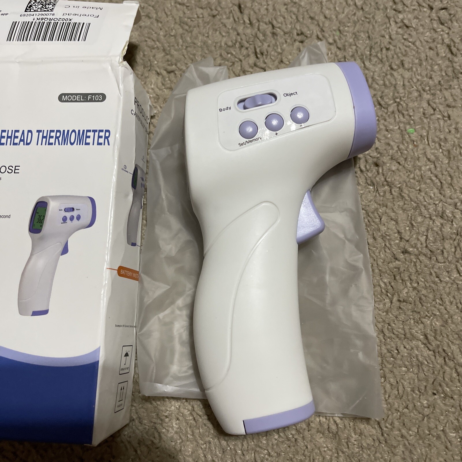 Hurconn Infrared Forehead Thermometer F103