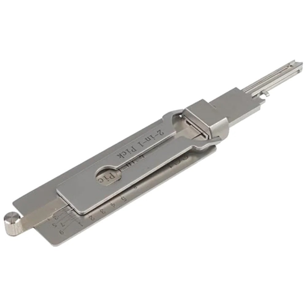 2-in-1 SS001 PRO Key Decoder Locksmith Tool Stainless Steel Lock Repair Kit