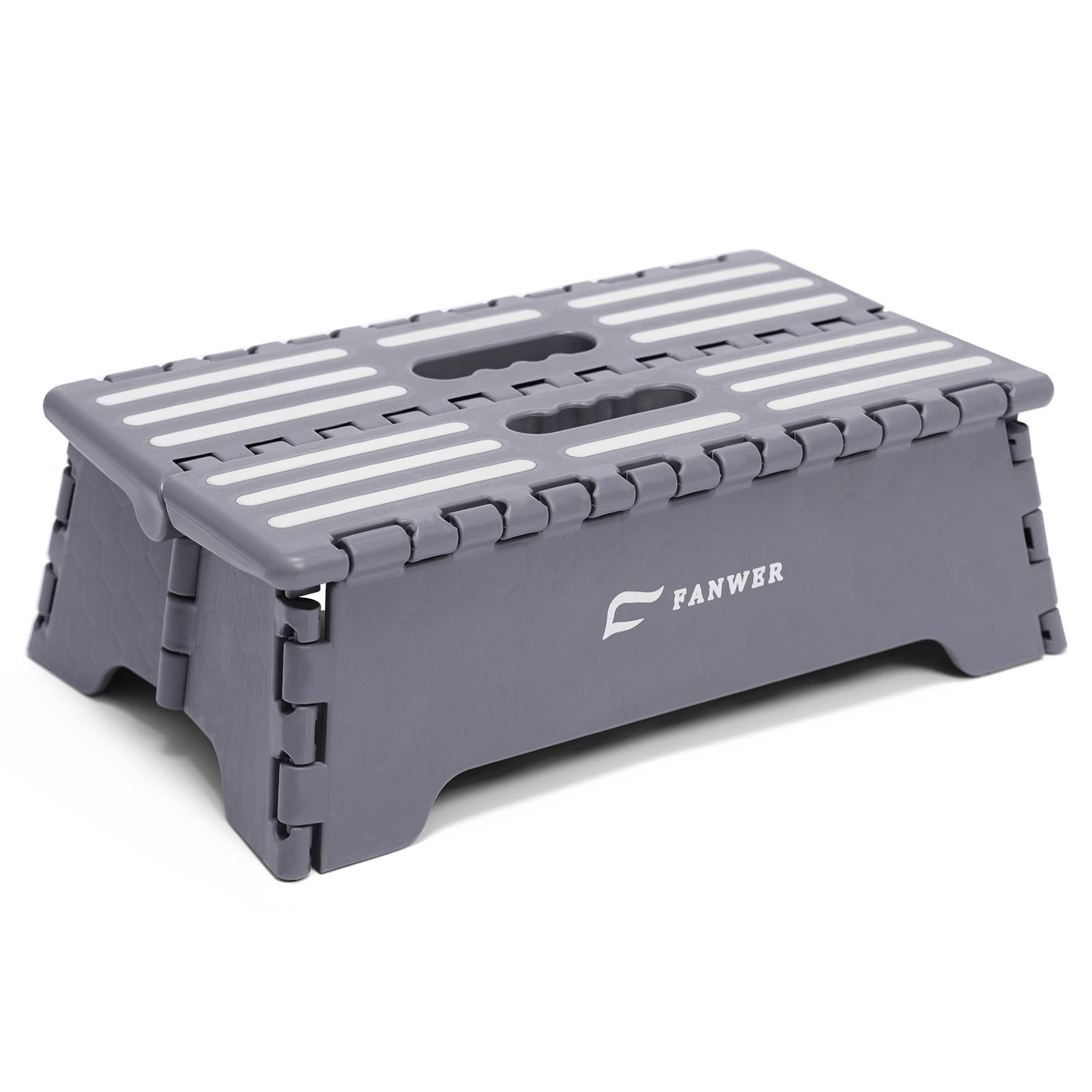 5 inch Portable Folding Step Stool, Plastic Collapsible Step Stool
