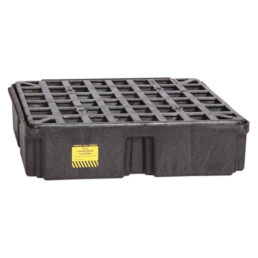 EAGLE 1633B Spill Platform,w/o Drain,15 gal.,1 Drum 35U062
