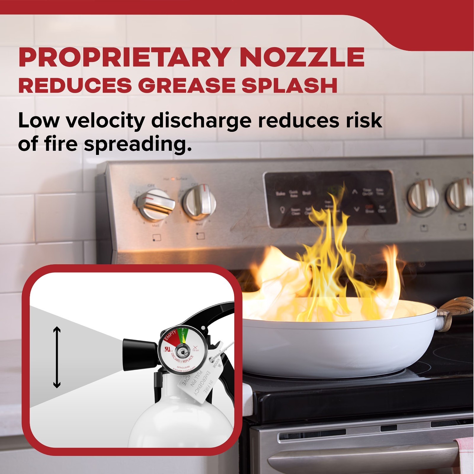 (2 pack) Kidde Fire Extinguisher for Kitchen, Residential, Single-Use, 711A