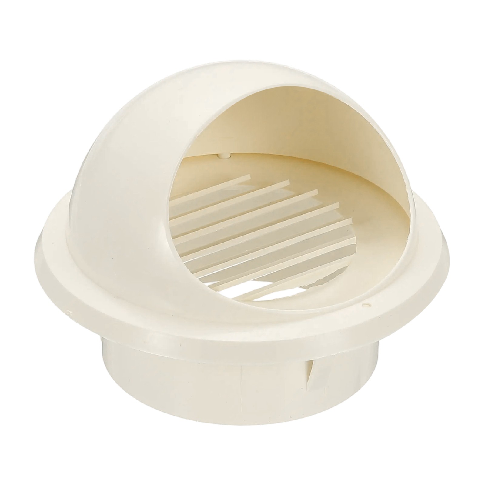 4" Round Soffit Air Vents, Removable Half Spherical Air Vent Cap, White
